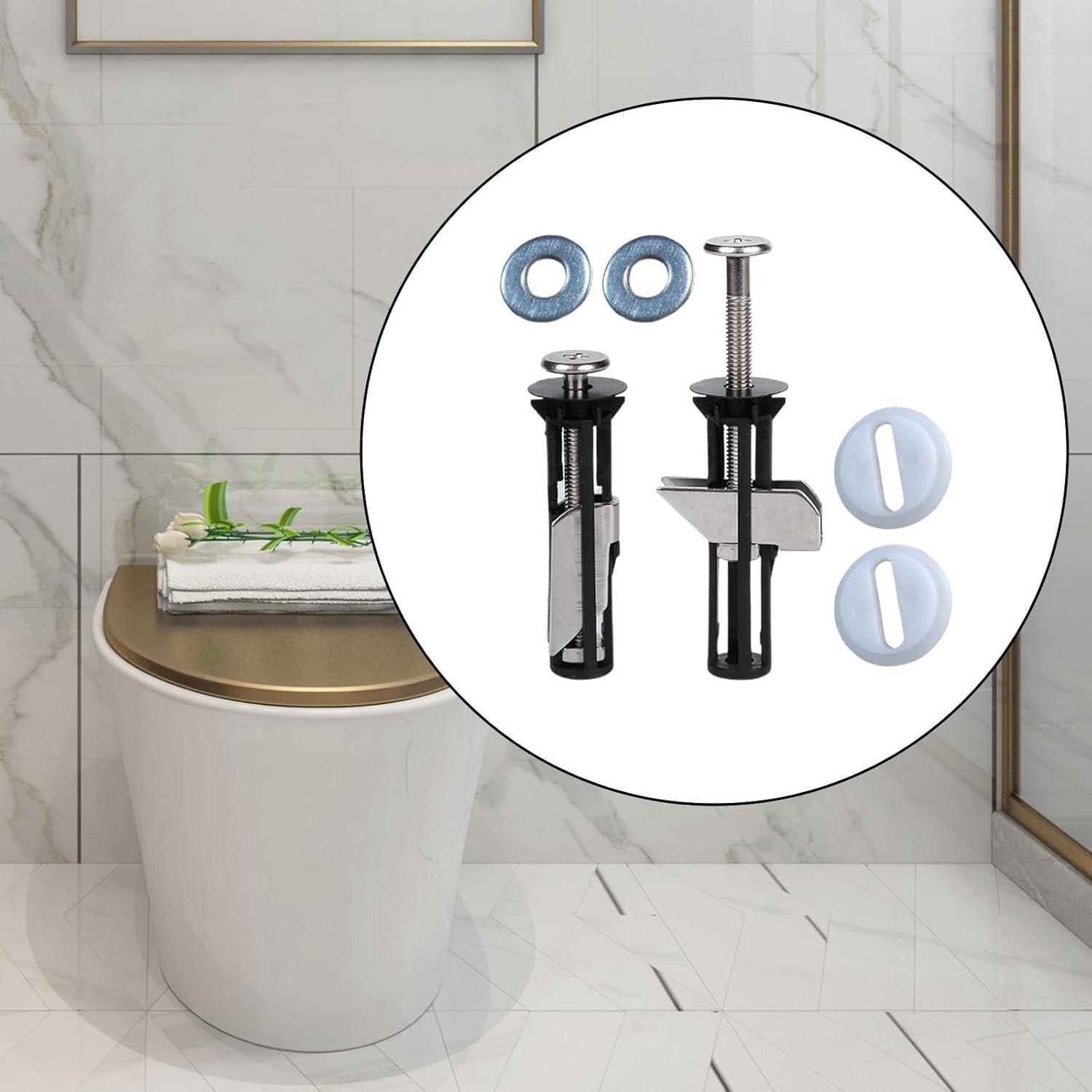 Universal Toilet Seat Bolt Kit, Quick Release Screws, Easy Installation, Replacement Parts, Toilet Lid Maintenance Fixing Accessories