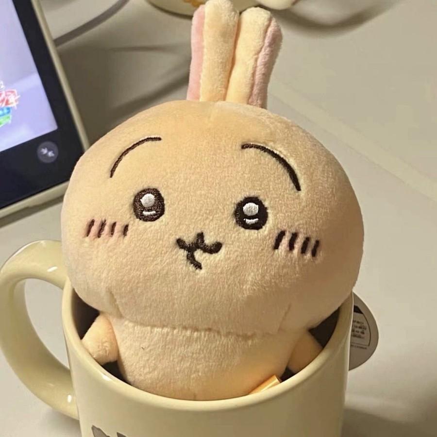 Cute Plush Keychain Doll, 11cm Soft Toy Pendant, Rabbit Hamster Cat Styles, Perfect Gift for Friends, Bag Decoration Accessory