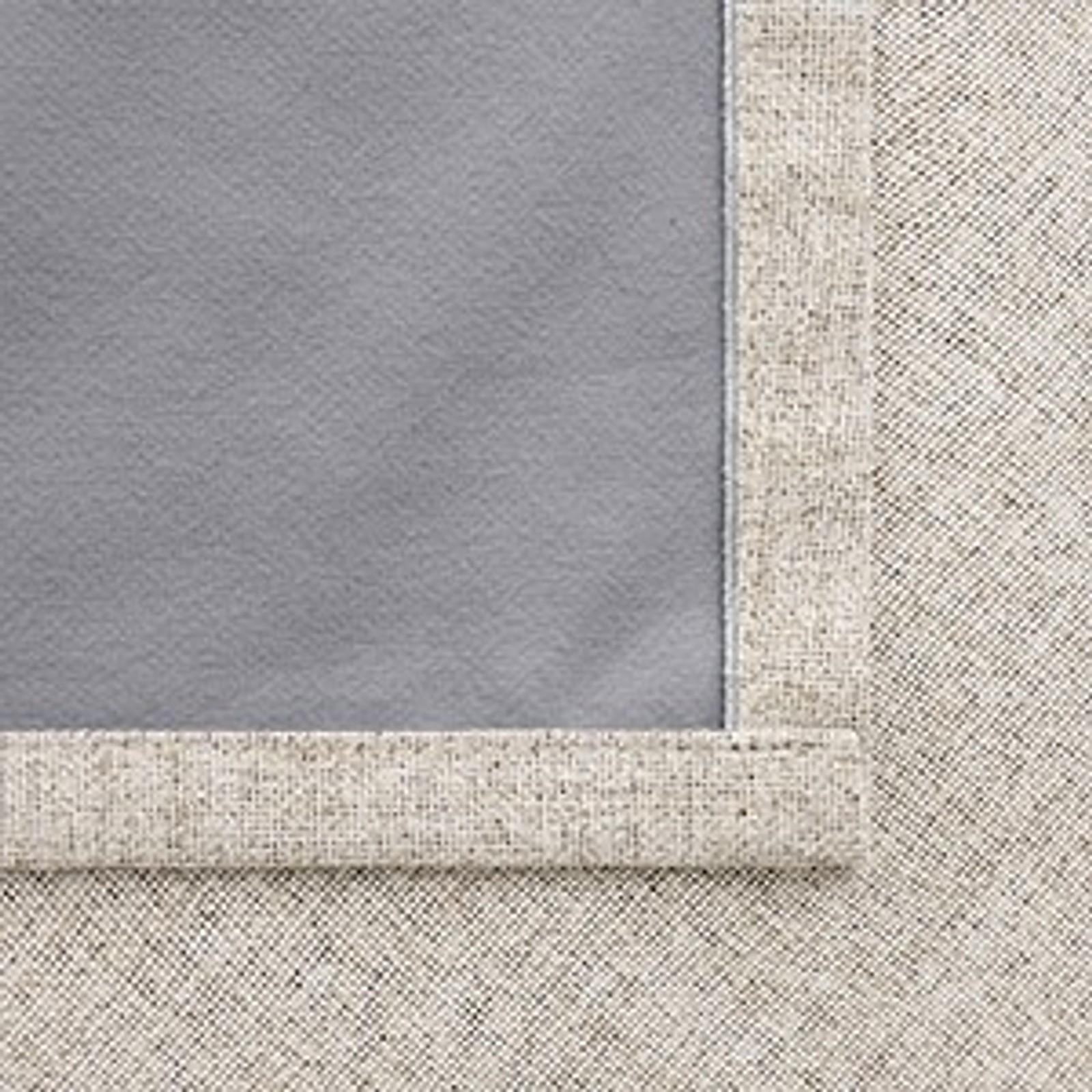Linen Blackout Curtains 63 Inch Length for Bedroom Living Room, Beige Thermal Insulated Grommet Window Drapes, 2 Panels, 52 X 63 InchGift