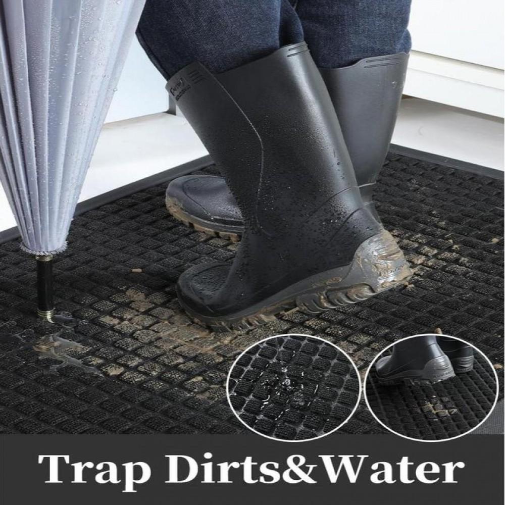 Outdoor Entrance Mat, Indoor Outdoor Universal Door Mat, Anti-Slip Dust Collector, PVC Material, Fade-Resistant, Easy Clean, Courtyard/porch