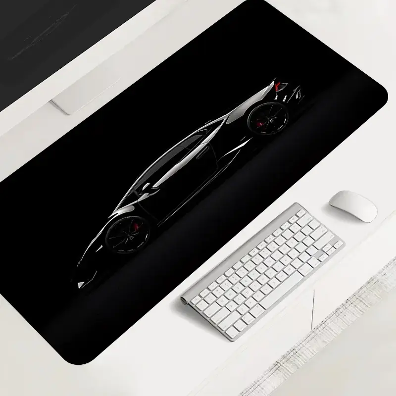 Extra large racing mouse pad, sleek automotive design, high-speed theme, anti-slip rubber lock edge high-definition printing, suitable for computers, laptops, offices, homes, Gaming Mousepad, Non Slip Mousepad