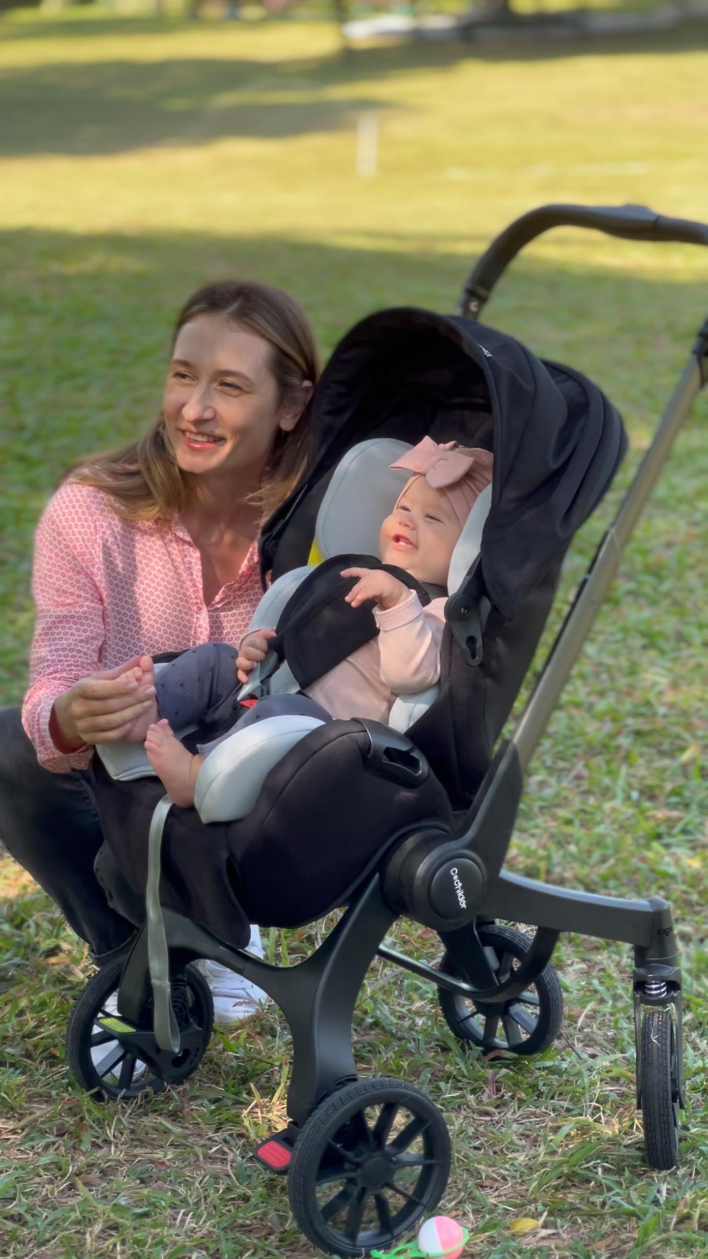 Premium Stroller | Adjustable Canopy | Compact, Foldable | Comfortable Stroller for Outdoor Baby Carports Bassinet Travel System