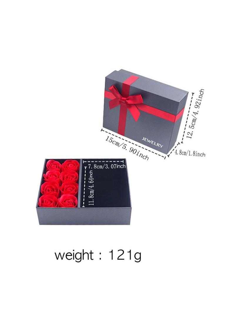 Braided Couple Matching Bracelet (2pcs/1 Set), Magnetic Heart & Letter Design Link Bracelet for Women & Men, Jewelry for Birthday Gift with Rose Box, Personalized Couples Bracelet, Adjustable Bracelets