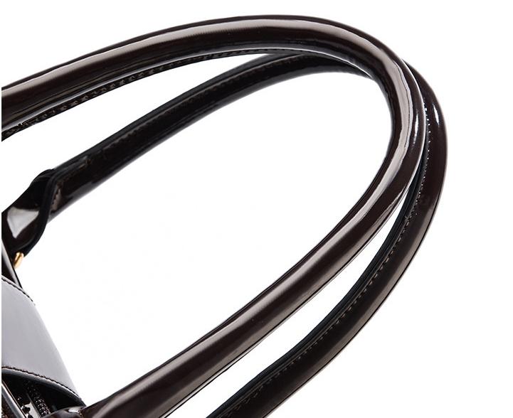 Light Gray Diamond Patterned Handbag, Black Leather Handle, Metal Square Buckle, Bow Decoration, Fashionable Commuter Women's Bag kelly Detachable Strap PU Baguette