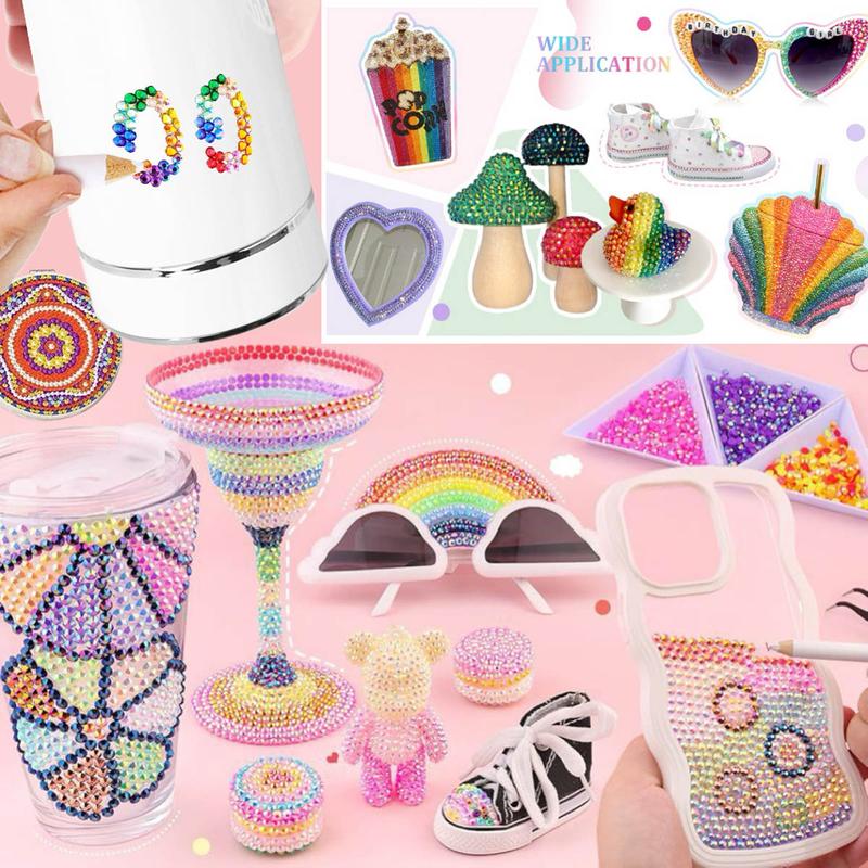 1Box Shiny Half Round Resin Rhinestones Nail Charms Colorful Mini Flat Bottomed Rhinestones Nail Decorations Diy Nail Art DIY Cup Nails Accessories Kits