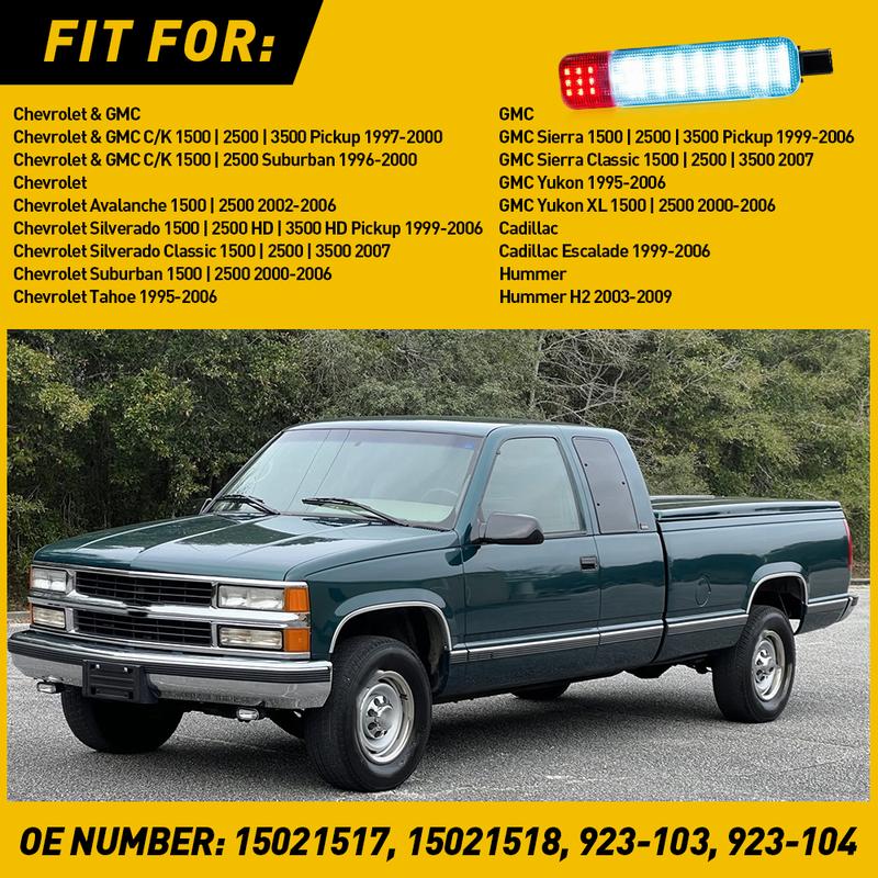 LED Door Panel Lights Courtesy Lamps Fit Chevrolet Silverado 1500 2500HD 3500HD Chevrolet & GMC Cadillac Hummer H2