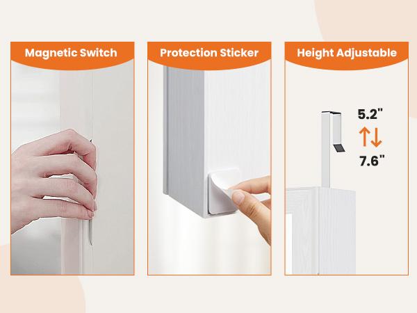 RIMIKING Jewelry Cabinet with Mirror, Dual Installation Options, Ample Storage, Convenience Features, Elegant Design,  Soft Velvet Lining, LED Lights, High Capacity Earring Storage, Dedicated Necklace Hooks, Ring Slots, Cosmetic Organizer