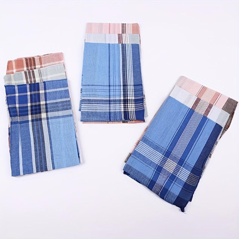 12 /24Pcs Men's Handkerchiefs, Soft and High-Quality Men's Handkerchiefs, Elegant Design for Daily Use, Perfect Gift Idea for Him