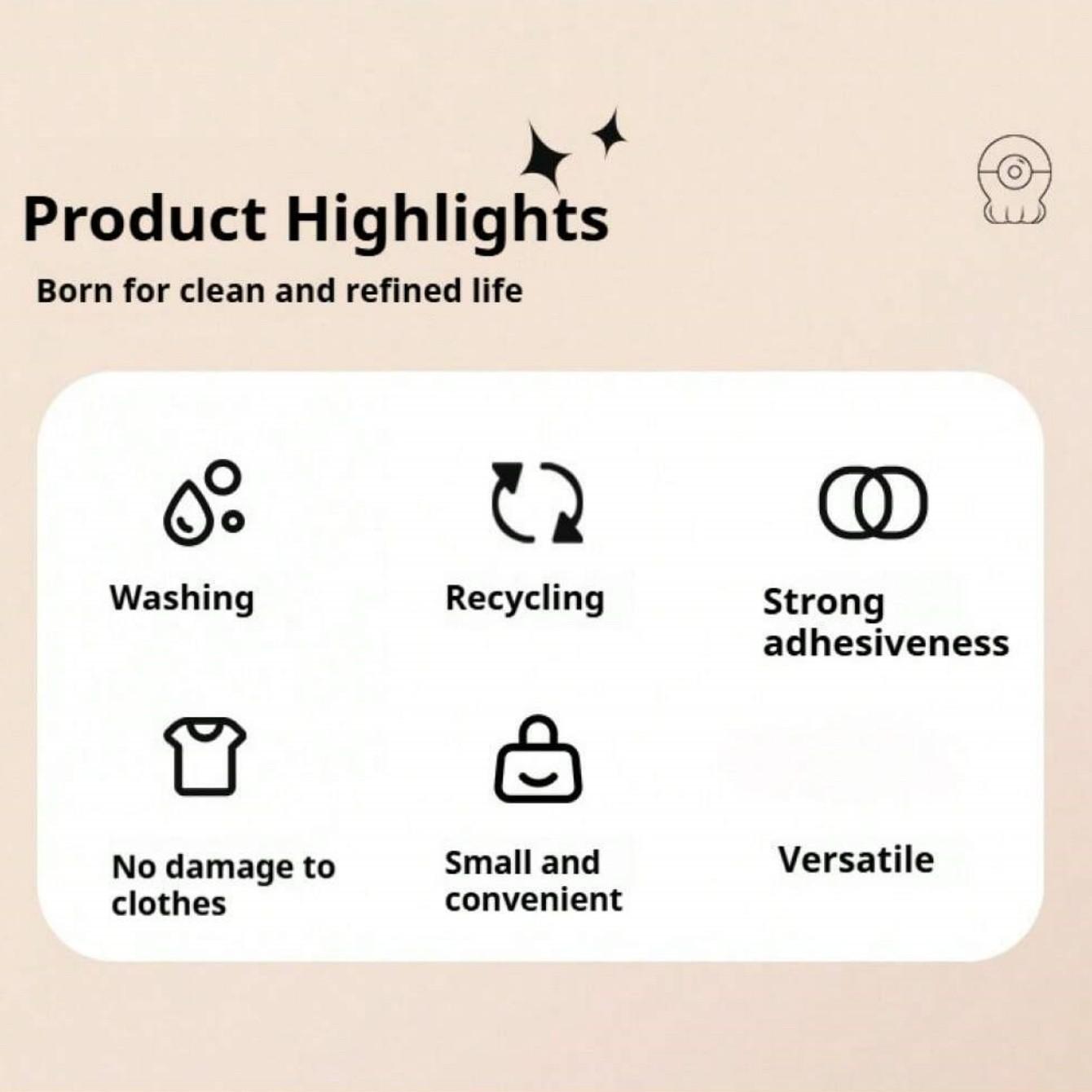 Octopus Lint Roller, Powerful Clothing Lint Remover, Pet Dust Stick, Washable Lint Rollers, Home Use, Clothes Hair Removal Tool