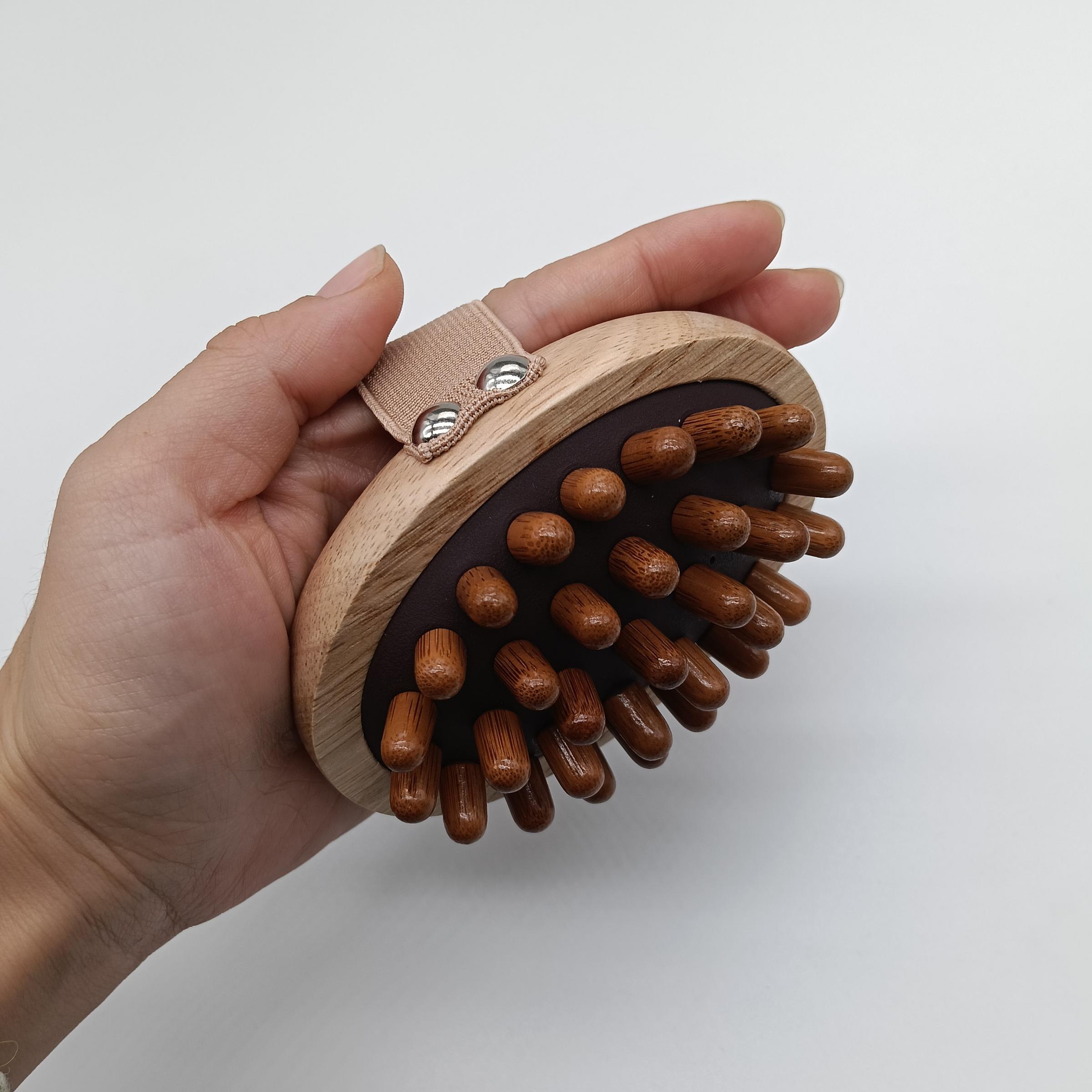 Wooden Massage Comb Body Meridian Brush, Relaxes and Slims Belly, Home and Outdoor Use, Shape and Tone Your Body Anytime