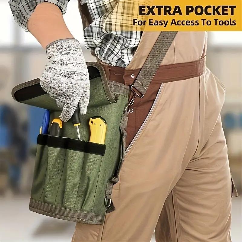 Heavy Duty Rollable Tool Bag with Free Delivery Nationwide - Organized Storage for Tools electrician mechanic roll up Portable roll-up handle versatile belt construction worker Waterproof Adjustable Organizer detachable pouch Backpack rv owner