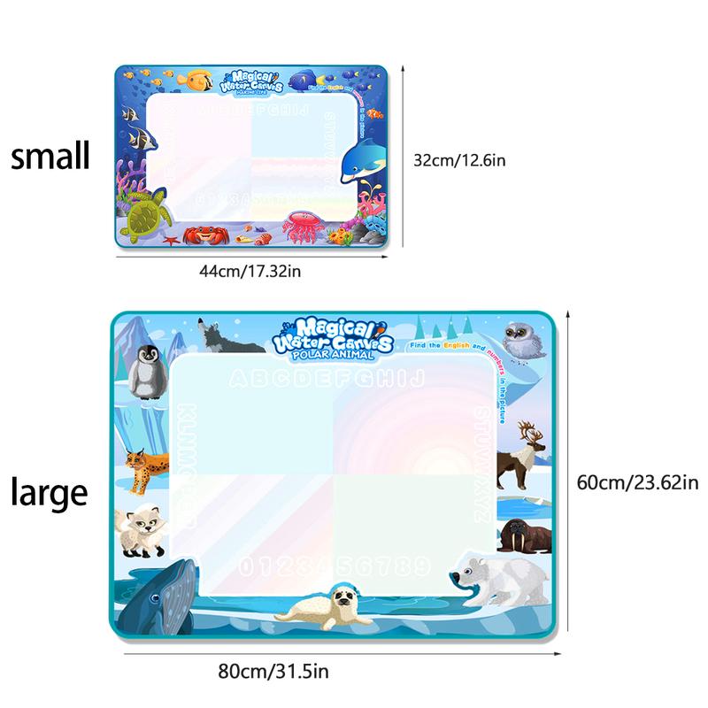 Magic Water Cloth Writing Board, Durable Drawing Pad, reusable graffiti watercolor blanket, enhances hands-on and thinking skills, suitable for birthday/Christmas/Thanksgiving/New Year/back-to-school season gifts