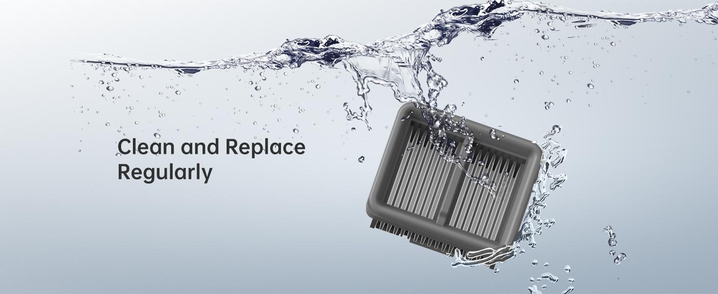 Dreame Wet Dry Vacuum Cleaner Replacement HEPA Filter, Only Compatible with G10 Pro, G10 Combo, H12S, H12 Pro, H12 Dual, H12 Pro FlexReach, H13 Pro