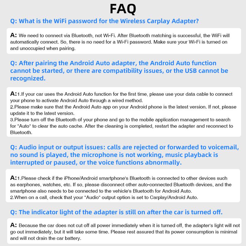 New Wireless Carplay Adapter, Upgrade Wired Carplay/Android Auto to Wireless, Universal Mini USB and Type-C, Plug and Play, Fast Stable Connectioncar accessory, Carplay Dongle Connectivity