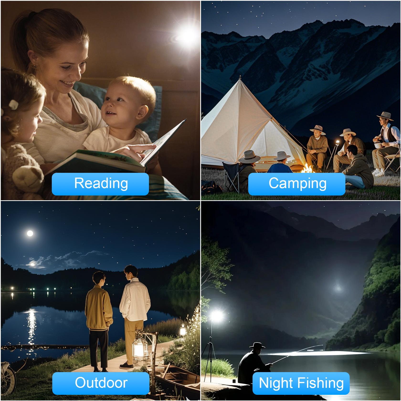 Rechargeable emergency Light Bulbs,Power Outage Lights, A21 led light 60 Watt,Battery Powered Light Bulb E26 Base,Multi-Function Battery Backup Emergency Light for Power Outage Camping Outdoor Activity,2/4Pack