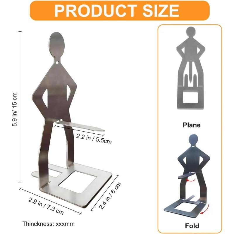 4PCS Hot Dog Grill Rack, Funny BBQ Sausage Holder Set, Perfect Gift for Men, Camping, Parties & Backyard Grilling