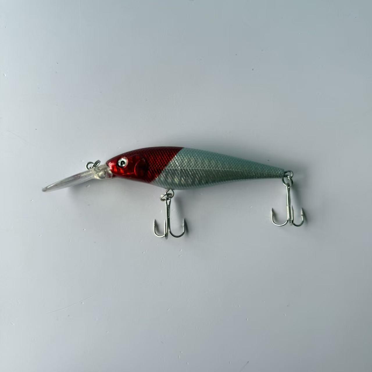 Reproduction of a famous brand, bestseller, 1 piece, Lure Long Tongue Floating Deep Diving Minnow Imitation Fish Bait for Walleye, suitable for freshwater and saltwater fishing, fishing accessories, tackle, and gear