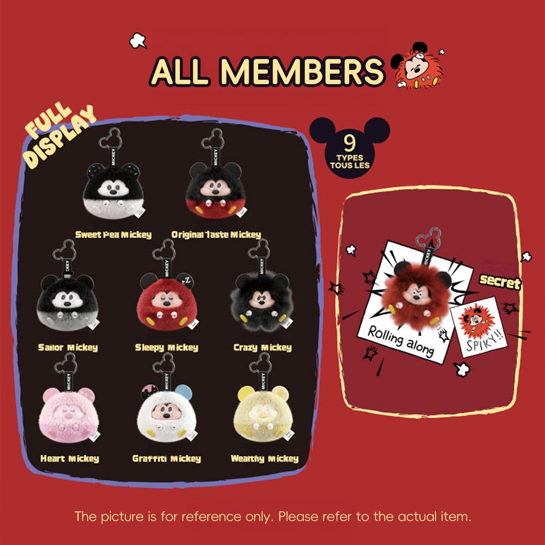 Disney Mickey Fun Crash Collection Vinyl Plush Pendant Surprise Blind Box - Suitable as a Gift for Friends, Cute Plush Pendants, Room Decoration Ornaments, Back to School Disney Mickey Fun Crash Collection Vinyl Plush Pendant Surprise Blind Box - Suitable as a Gift for Friends, Cute Plush Pendants, Room Decoration Ornaments, Back to School