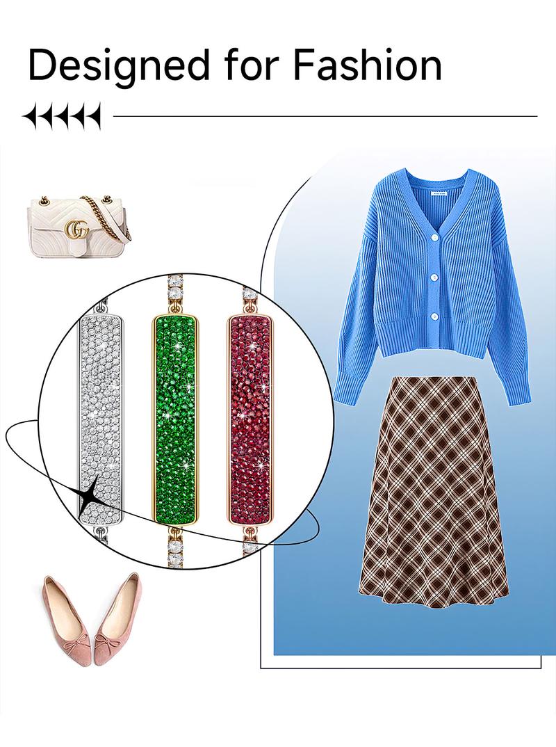 Lifebee Smart Fashion Bracelet, Women's Sport Diamond Ring, Accurate Heart Rate Pressure Sleep Monitoring, Syncs Data Via APP, Fitness Tracker