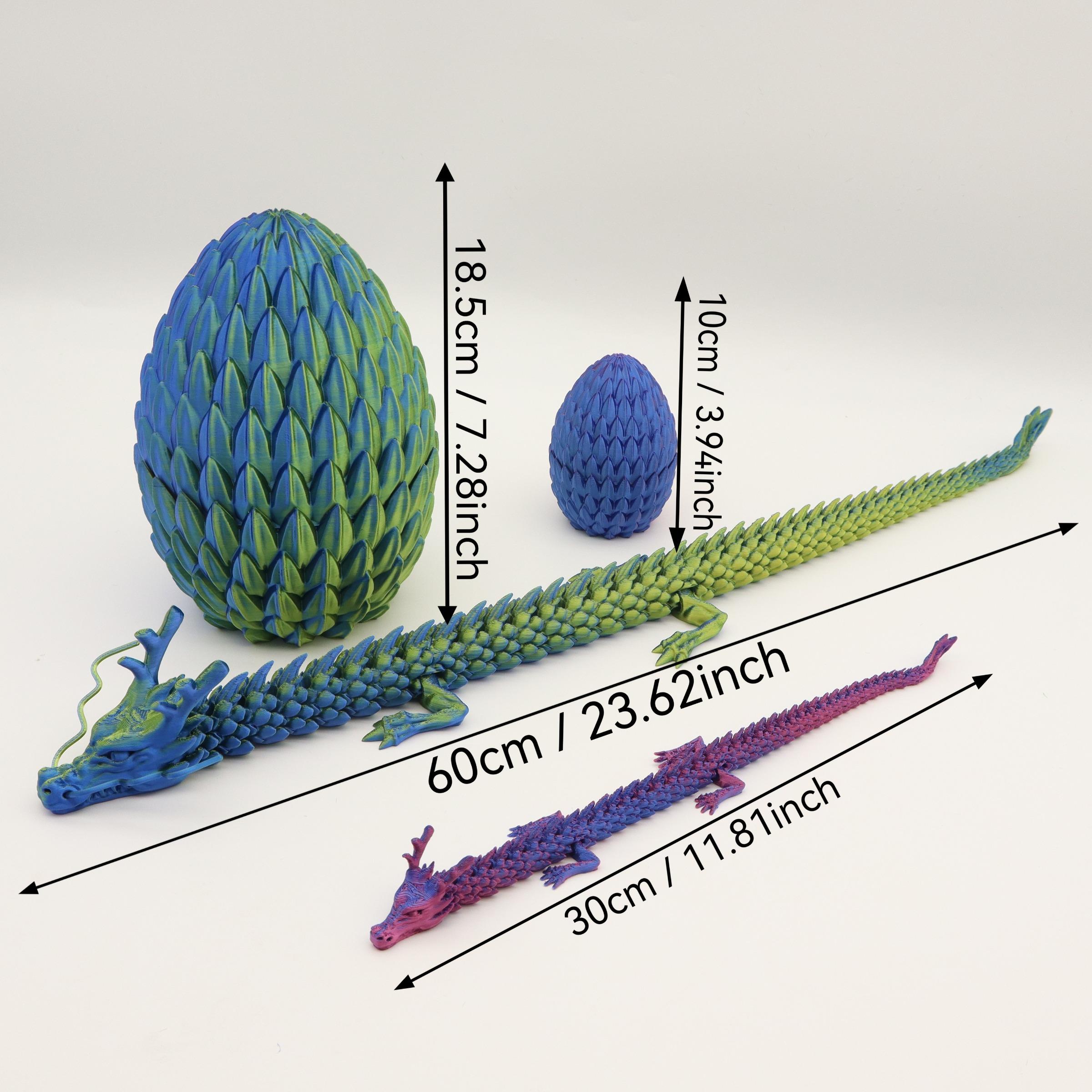 2pcs 3D Printed Dragon Egg Set, Home Decor Desktop Ornament, Halloween Christmas Gift, Birthday Present, Unique 3D Print Statue Figurine, Collectible Room Decor #TOP PICKS