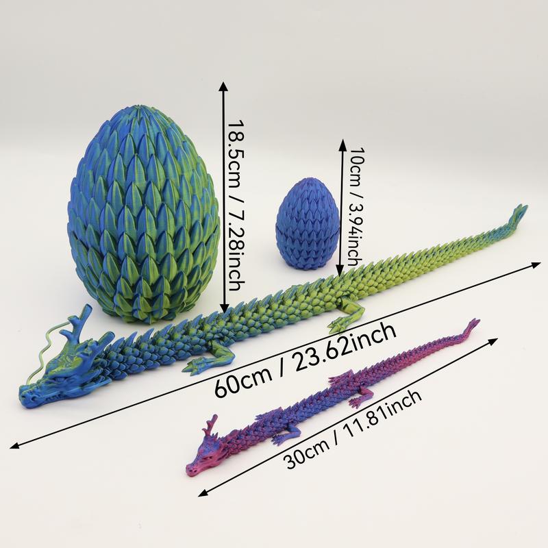 2pcs 3D Printed Dragon Egg Set, Home Decor Desktop Ornament, Halloween Christmas Gift, Birthday Present, Unique 3D Print Statue Figurine, Collectible Room Decor #TOP PICKS