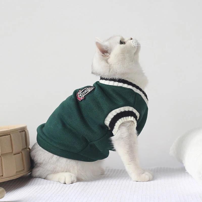 Cat Dog Sweater Pullover Winter Pet Clothes for Small Dogs Cat Vest Puppy Jacket Pet Cat Clothing Kitty Costume Ubranka Dla Psa Cat Dog Sweater Pullover Winter Pet Clothes for Small Dogs Cat Vest Puppy Jacket Pet Cat Clothing Kitty Costume Ubranka Dla Psa