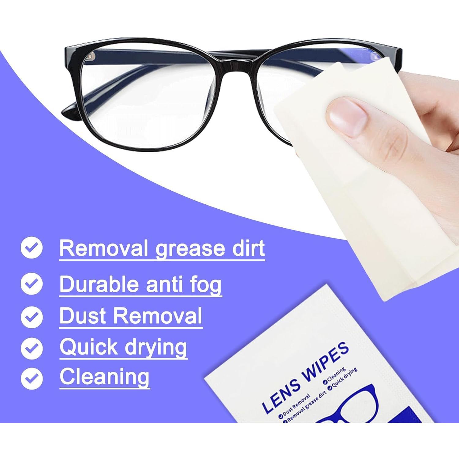 220 Count Lens Wipes (200 + 20 Bonus Pack) - Pre-Moistened Individual Wrapped Glasses Cleaner - Streak-Free Cleaning Wipes for Eyeglasses, Phone Screens, Sunglasses 220 Count Lens Wipes (200 + 20 Bonus Pack) - Pre-Moistened Individual Wrapped Glasses Cleaner - Streak-Free Cleaning Wipes for Eyeglasses, Phone Screens, Sunglasses