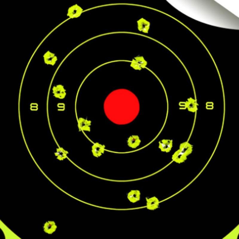 20/30 Pack 14.5 Inch Human Silhouette Shooting Targets, Reactive Splatter Fluorescent Glow Paper Targets, Impact Visible Training Paper For Outdoor Tactical Equipment Shooting Practice