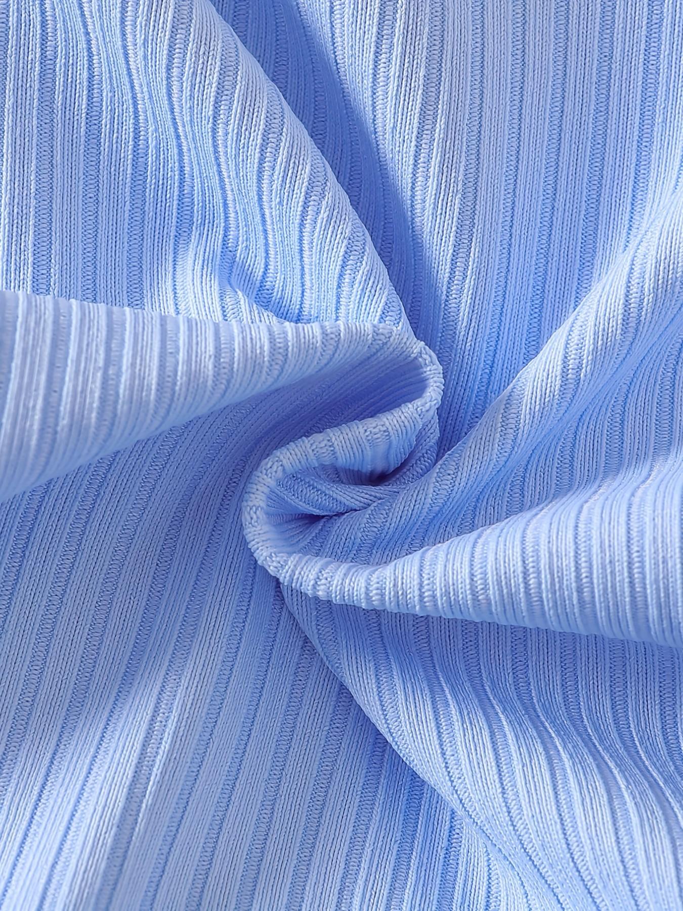 Beautiful Unicorn Print Dress for Girls, Blue Short Sleeve Princess Dress with Silver Color Stars, Casual Fitted Dress for All Seasons