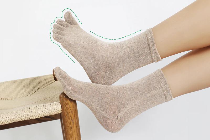 Saguaro Barefoot Toe Socks Seamless Ultra Comfort | Running Gym Socks | Breathable & Lightweight Outdoorfun