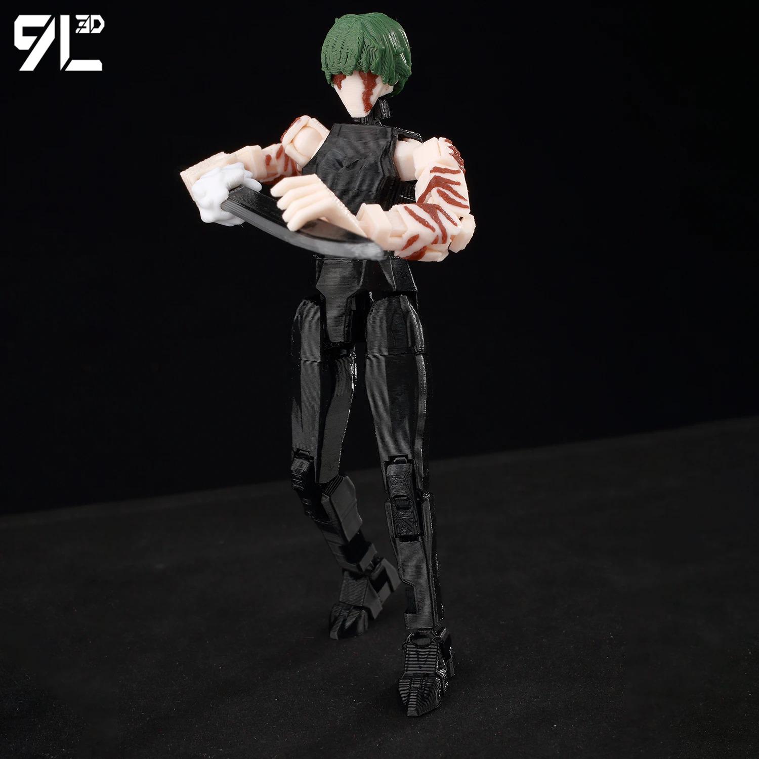 9L3D Printed Jujutsu Kaisen Dummy13 Lucky13 T13 Titan13 Zen'in Maki Anime Multi-Jointed Toys Action Figures Mannequin Model Gift 9L3D Printed Jujutsu Kaisen Dummy13 Lucky13 T13 Titan13 Zen'in Maki Anime Multi-Jointed Toys Action Figures Mannequin Model Gift