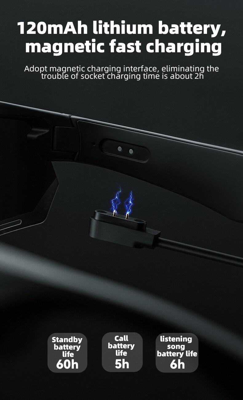 ROCKBROS Bluetooth Sunglasses for Men and Women Cycling Polarized Glasses Lightweight Multifunction Music One-key Control Runing Driving Goggles Sports Accessories