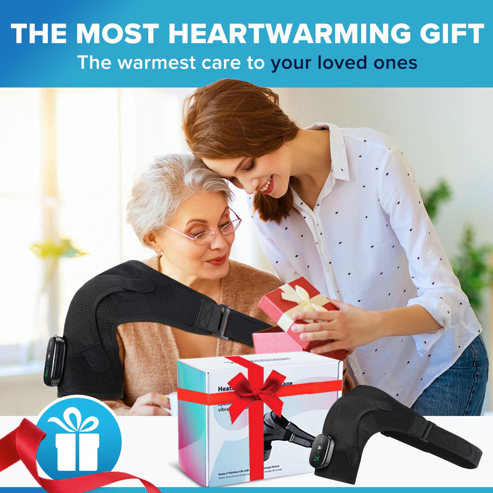 Heating Vibration Massage Shoulder Pad 3-speed Heating 3 Vibration Massage Portable Shoulder Massage Equipment USB Rechargeable Gift for Parent Heating Vibration Massage Shoulder Pad 3-speed Heating 3 Vibration Massage Portable Shoulder Massage Equipment USB Rechargeable Gift for Parent