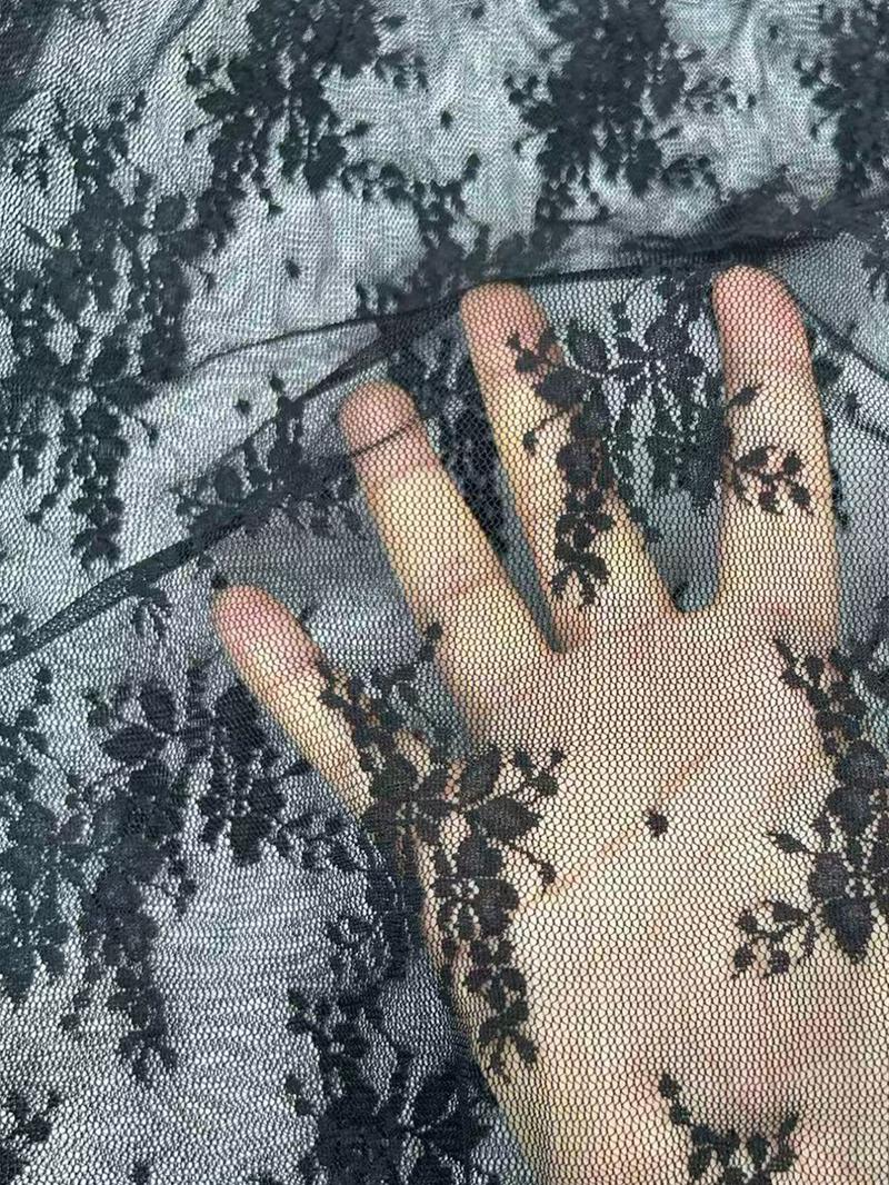 Lace Fake Collar Stacked Sheer Mesh Long Sleeve Underwear, Suitable for Spring Summer Autumn, Women's Fashion Innerwear