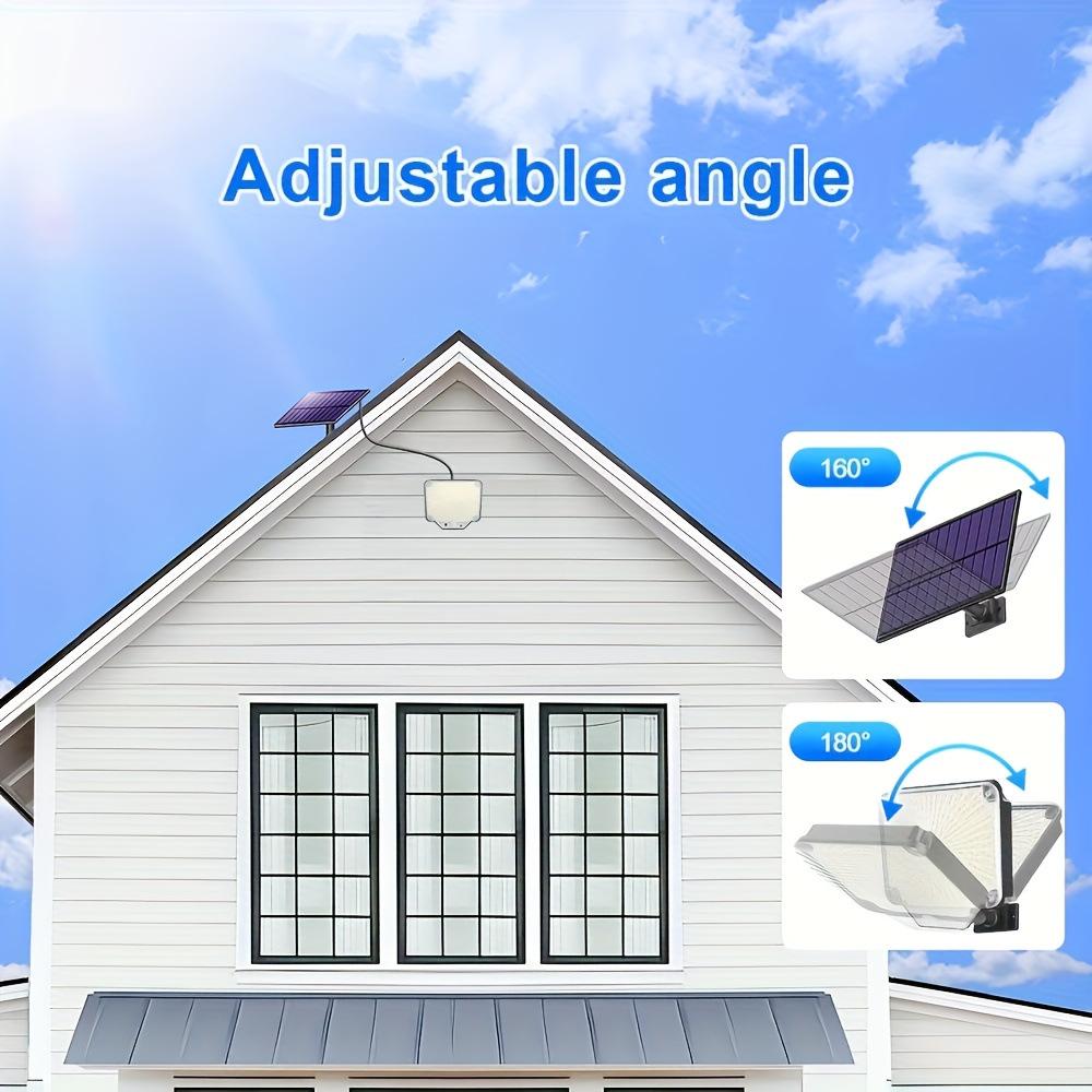 New solar-powered split wall light, outdoor motion sensor light, remote-controlled garden light, home garage street light