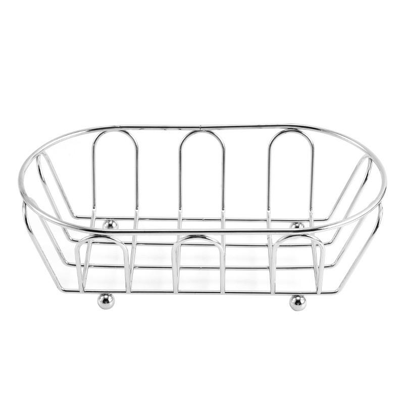Creative Iron Food Storage Basket, Snack Tray, Fruit Rack, Durable and Sturdy, Ideal for Kitchen, Office, Restaurant, Home