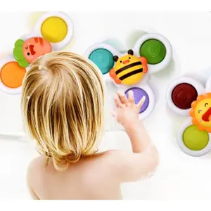 2026 New 3PCS Pop Up Suction Cup Spinner Toys, Fun Spinning Tops, Perfect Birthday Gift