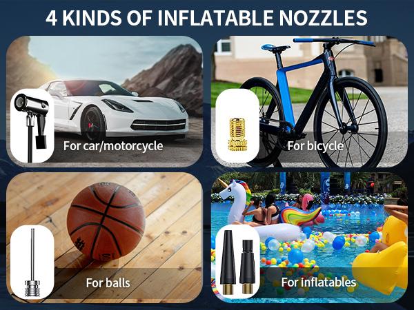 9000A Car Battery Jump Starter with Air Inflator/Deflator Compressor, 7 in 1 Portable Jumper Box Power Pack (ALL Gas/12.0L Diesel) Combo Cordless Air Pump for Tire Inflator & Large LCD Screen Portable Car