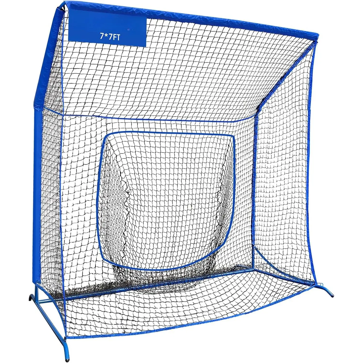 Baseball Softball Net with Blocking System, Batting Cage Practice Net| All-Around Ball Containment, Heavy-Duty Pre-Assembled Metal Frame, 7-Ply Tear Resistant Net, for Backyard Hitting & Pitching