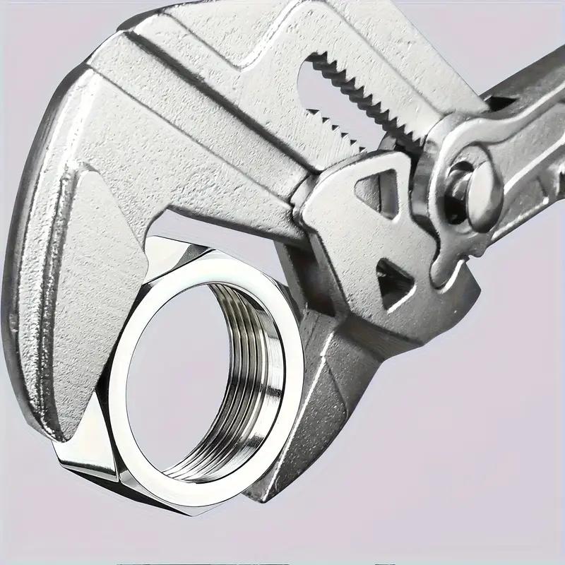 Multifunctional Pump Clamp, Quick Action Water Pump Clip, Wide Open Pipe Tool, Professional Home Manual Tools, Efficient Plumbing Accessory, Adjustable Wrench, Self Locking Wrench, Heavy Duty Wrench