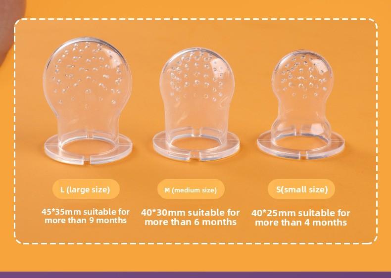 Silicone Baby Food Feeder |   Fresh Fruit & Veggie Teething Pacifier for Infants