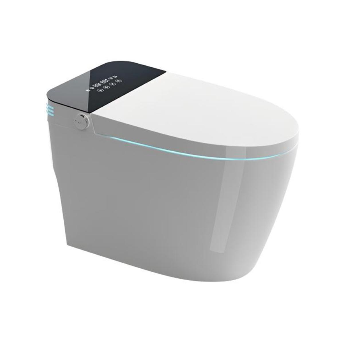 Bellemave Tankless Smart Toilet With Bidet Built In, One-piece Bidet Toilet Seat, Auto Flush,Heated Seat, Warm Water and Dry, Adjustable Temp,Remote Control Side Know Bellemave Tankless Smart Toilet With Bidet Built In, One-piece Bidet Toilet Seat, Auto Flush,Heated Seat, Warm Water and Dry, Adjustable Temp,Remote Control Side Know