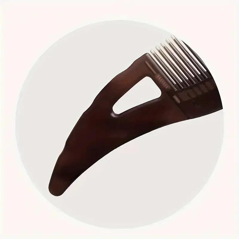 2-Pack Energy Hollow Hair Comb for Oily Hair, Dandruff Remover Comb, No Wash Hair Care Tool for Healthy Scalp