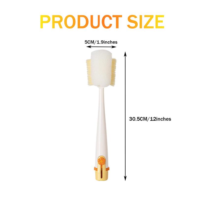 New 5-in-1 Cup Washing Household Multi-Function Cup Brush for Water, Insulation, and Bottle Cleaning – Sponge Brush.