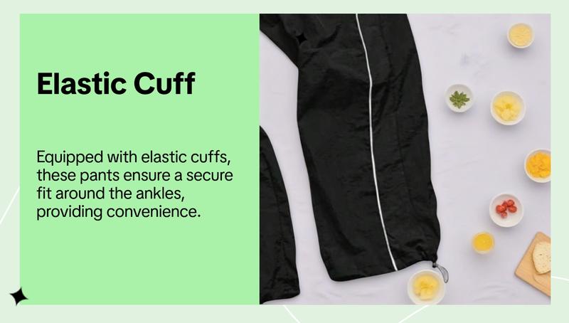 Men's Casual Sports Pants, Loose Fit, Elastic Cuff, Fashion Print, Lightweight Fabric, Perfect for Daily Wear, Sports Bottoms