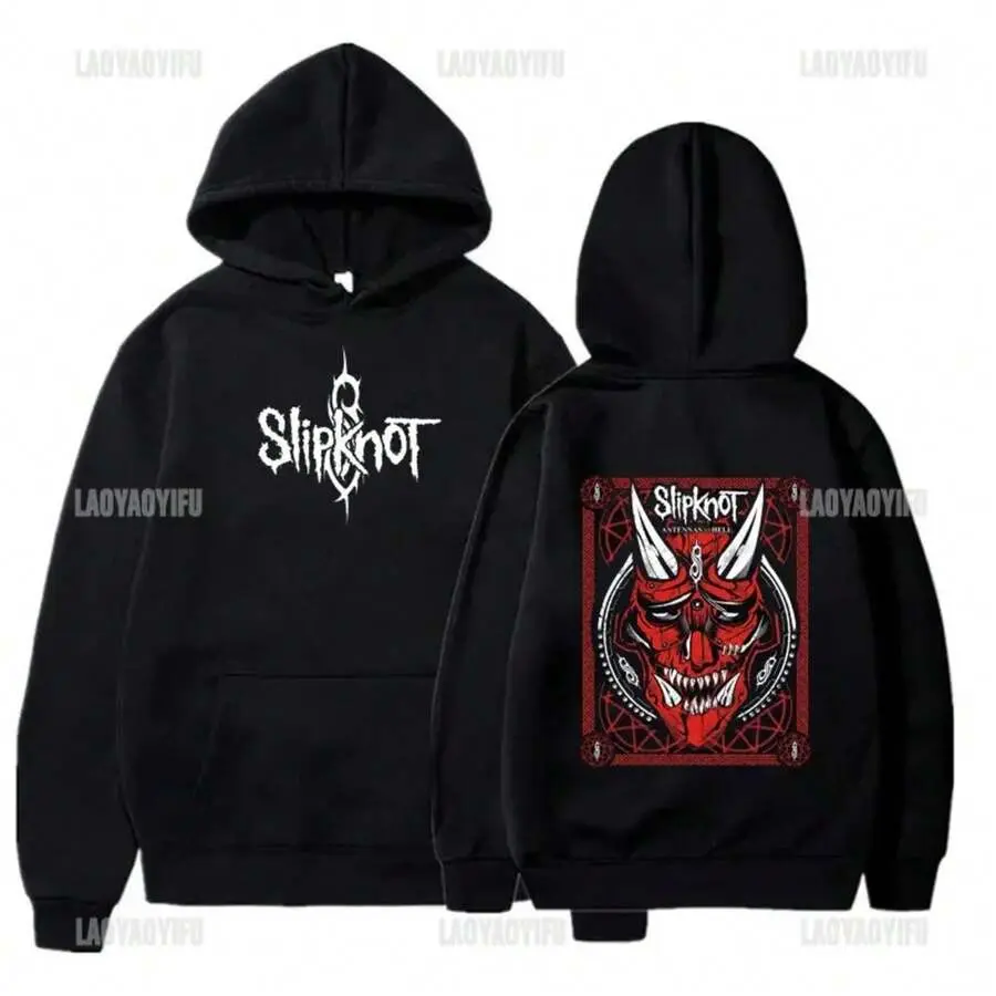 Men's New Style  Music Logo Metal Rock Band Women Men Hoodie Sweatshirts Novelty  Clothes Hoody Winter Pullovers--