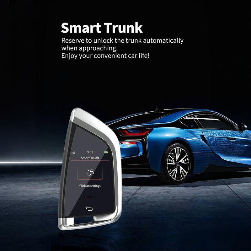 New UI Interface MFi Function Modified Universal Boutique Smart Remote Car Key LCD Screen Truck