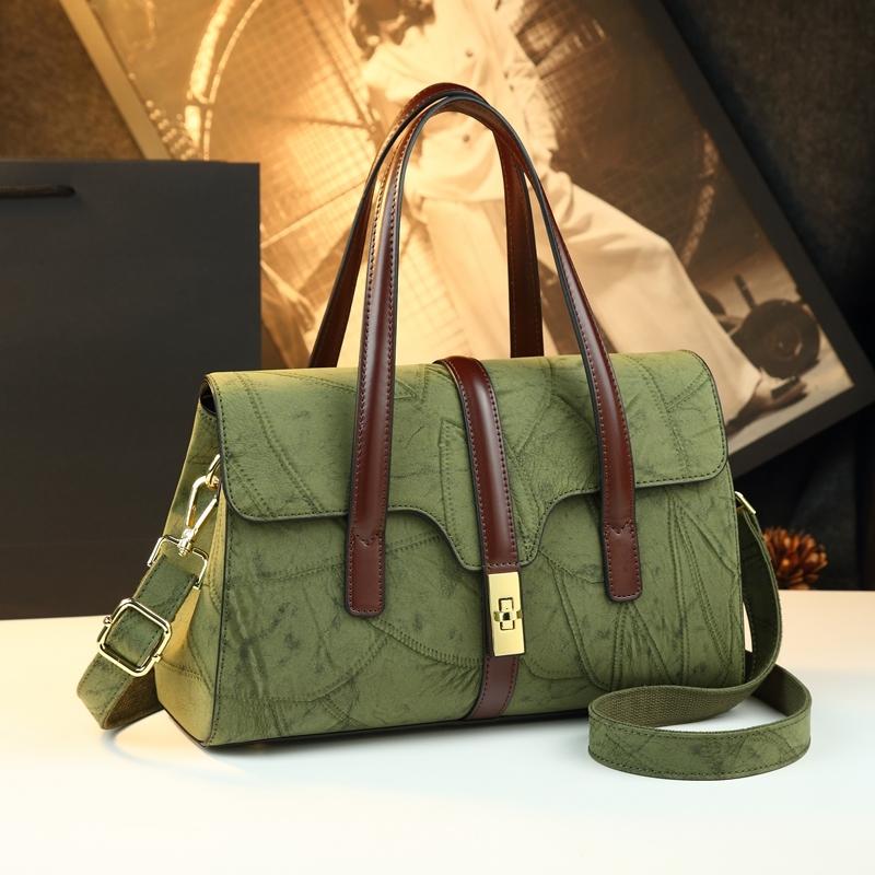 Vintage Commuter Tote Bag for Women, 2026 New High-End Large Capacity Handbag, Mom Bag for Work, Single Shoulder Bag