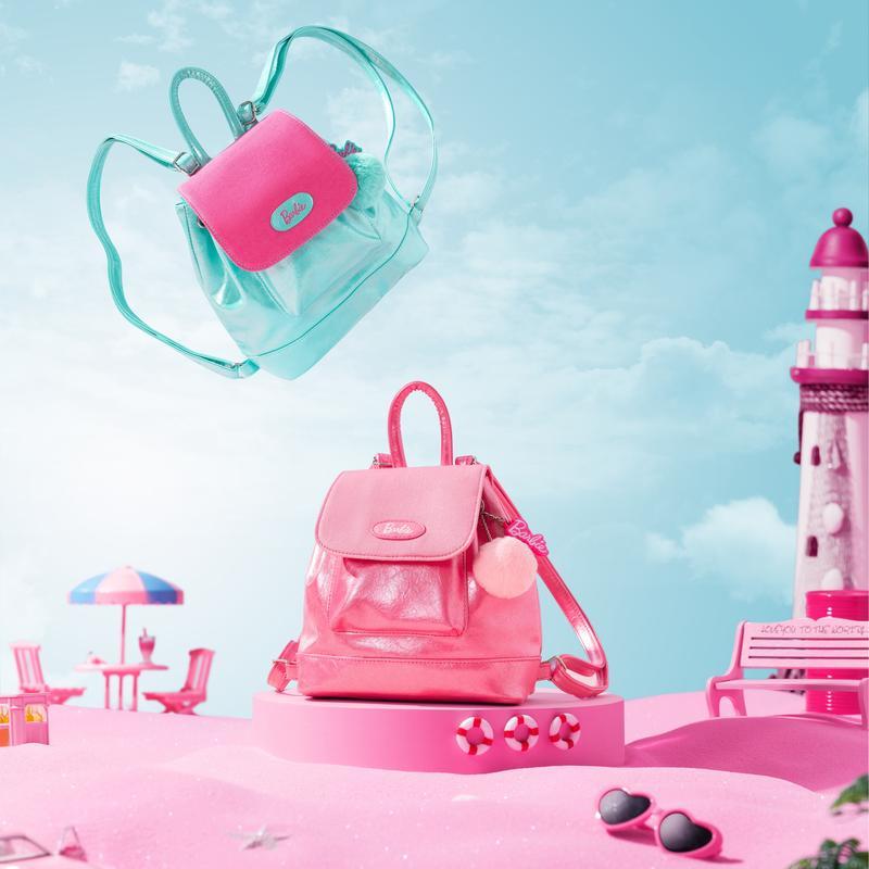 Miniso Barbie Collection Backpack - Aesthetic Pink & Green | Trendy Summer Must-Have & Back to School Essentials | New Store Special Miniso Barbie Collection Backpack - Aesthetic Pink & Green | Trendy Summer Must-Have & Back to School Essentials | New Store Special