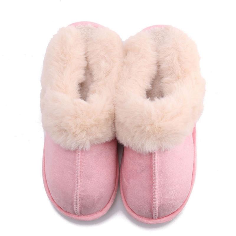 Women's Slippers Soft Plush Winter Warm House Shoes Slip on Memory Foam Fluffy Slippers